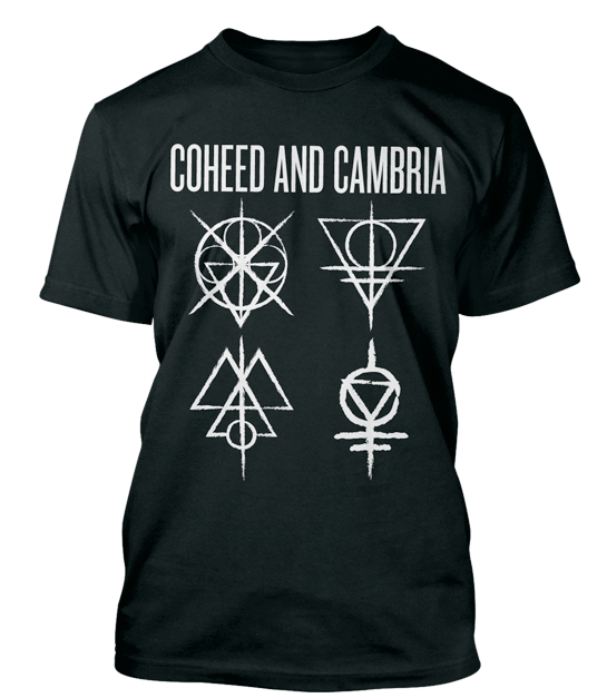Coheed And Cambria — Coheed And Cambria Official Merchandise — Band T