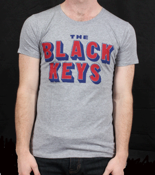 Text Grey Tshirt by The Black Keys