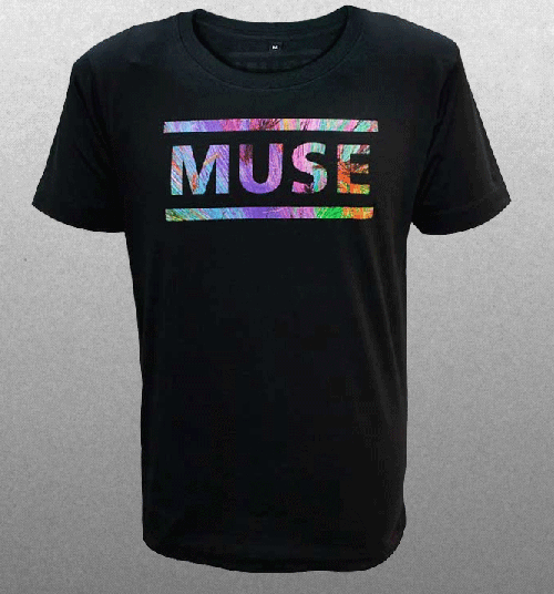 Brain Logo Black Tshirt by Muse