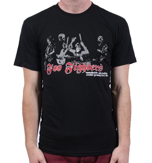 Manchester Black event tshirt by Foo Fighters