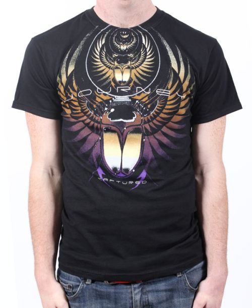 Captured Black Tshirt by Journey