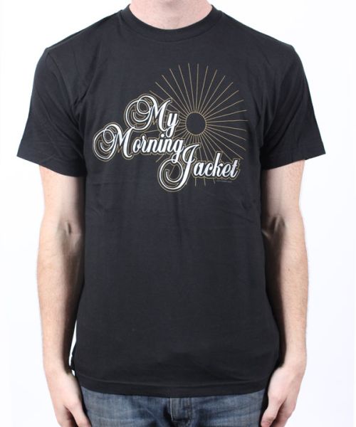 Classic Silver Black Tshirt by My Morning Jacket