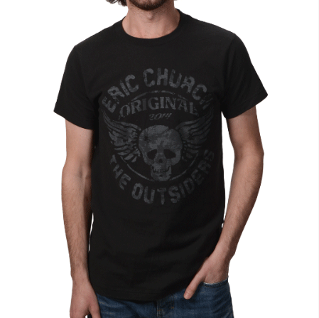 Eric Church & The Outsiders Black Tshirt by Eric Church