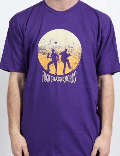 Moon Purple Ladies Tshirt by Flight Of The Conchords