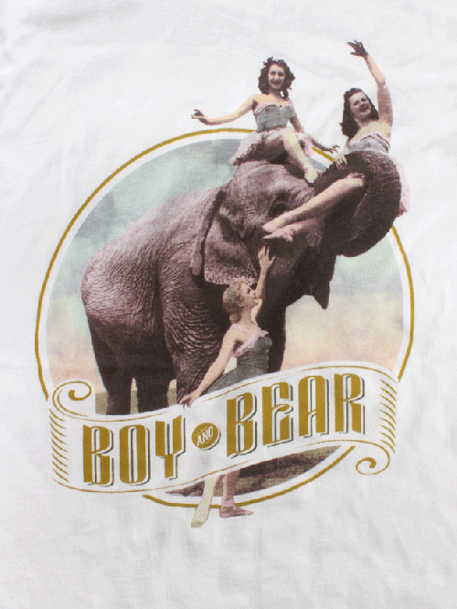 Elephant White Girls Tshirt by Boy & Bear