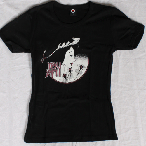 Girls Face Girls Black Tshirt by You Am I