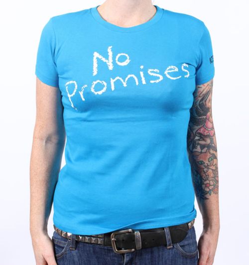 No Promises Electric Blue GirlsTshirt by Icehouse