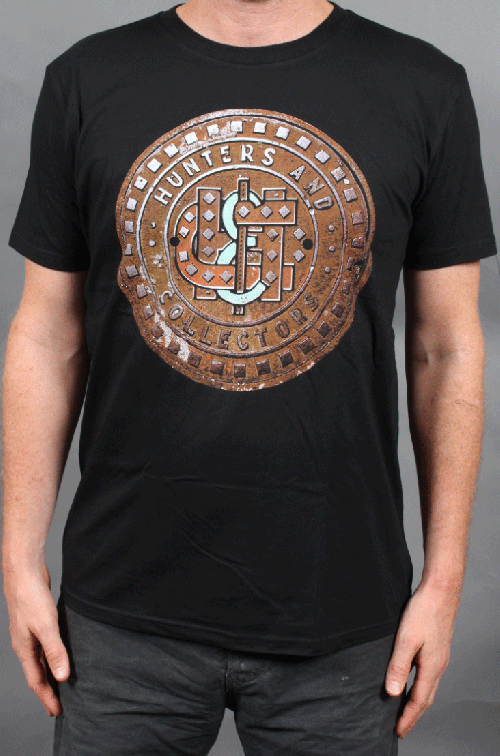 Shield Black Tshirt by Hunters & Collectors
