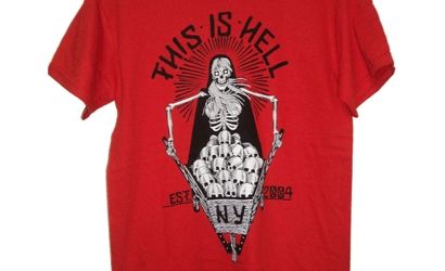 Red Skull Tshirt by This Is Hell