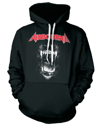 Black Dog Barking Black Hoody by Airbourne