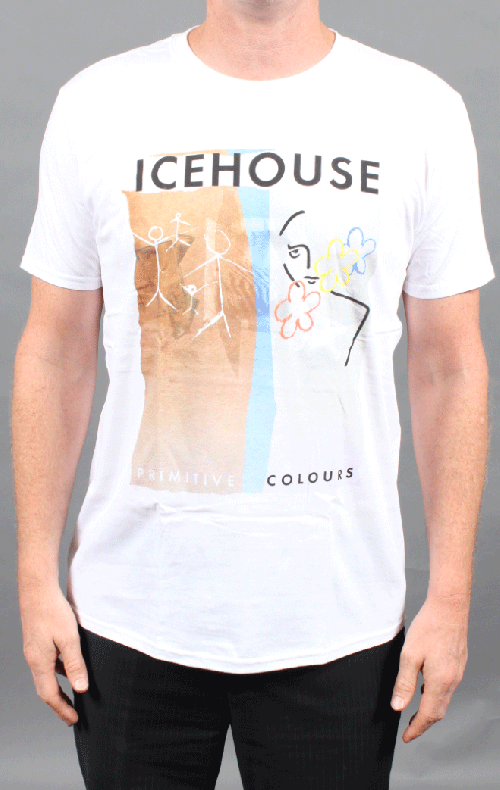 Primitive Colours White Tshirt w dateback by Icehouse