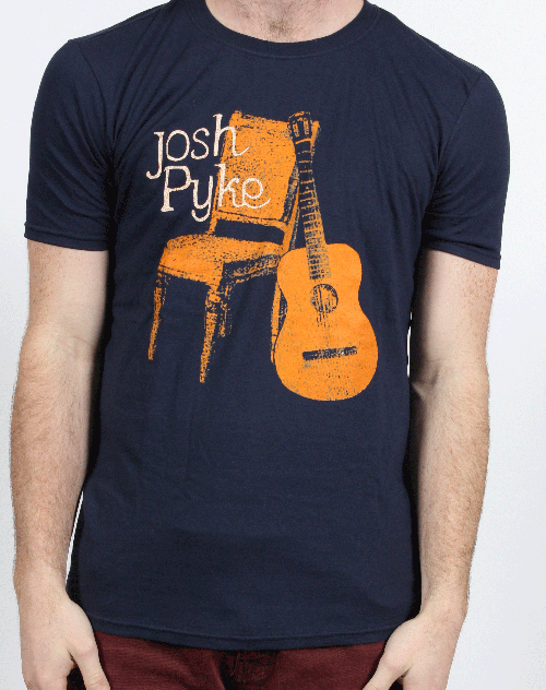 Chair Navy Tshirt by Josh Pyke