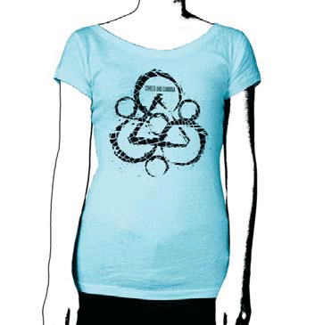 Keywork Girls Blue Tshirt by Coheed And Cambria