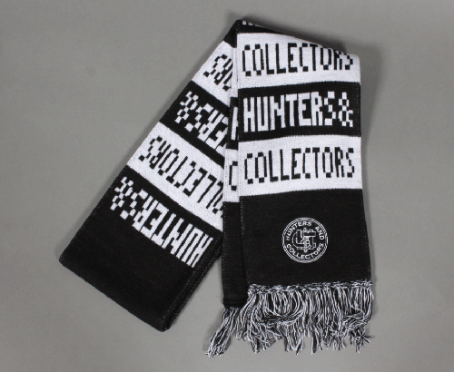 Footy Scarf - Magpies by Hunters & Collectors