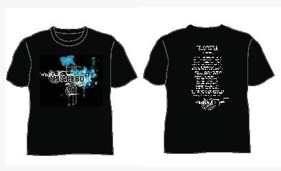 Scribble Black Tshirt with Dates by Placebo