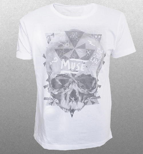 Washed Out White Tshirt by Muse