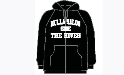 Nulla Black Zip up hoody Australian Tour 2011 by The Hives