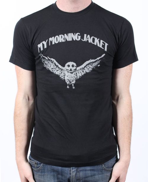 Owl Black Tshirt by My Morning Jacket