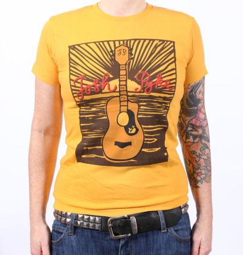 Sunrise Gold Tshirt by Josh Pyke