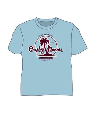 Surf Light Blue Tshirt by Busby Marou