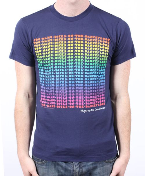 Too Many Dicks Navy Tshirt by Flight Of The Conchords