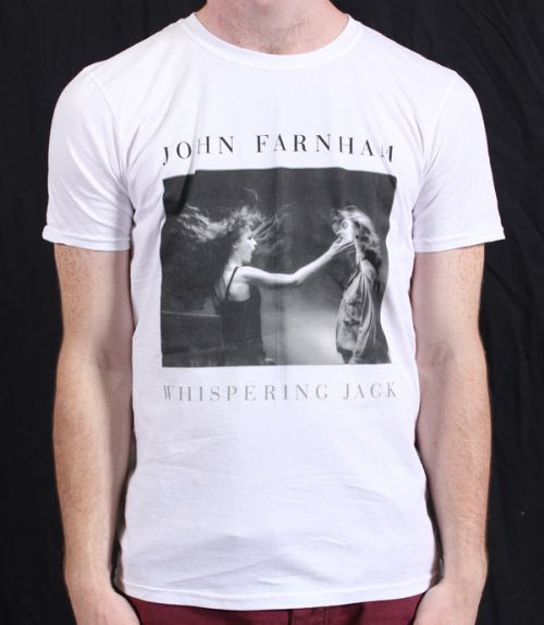 Whispering Jack White Tshirt 2011 Tour by John Farnham