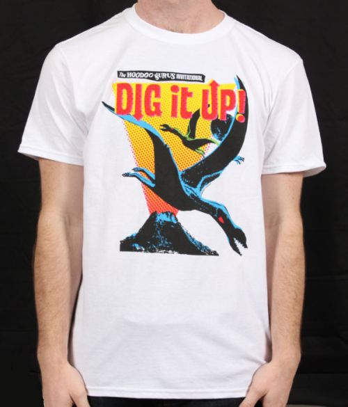 Dig It Up White Event Tshirt 2012 by Hoodoo Gurus