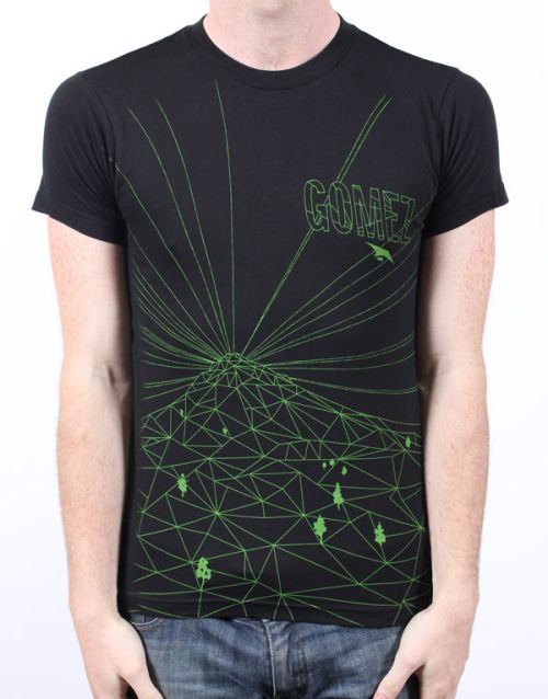 Wireframe Black Tshirt by Gomez