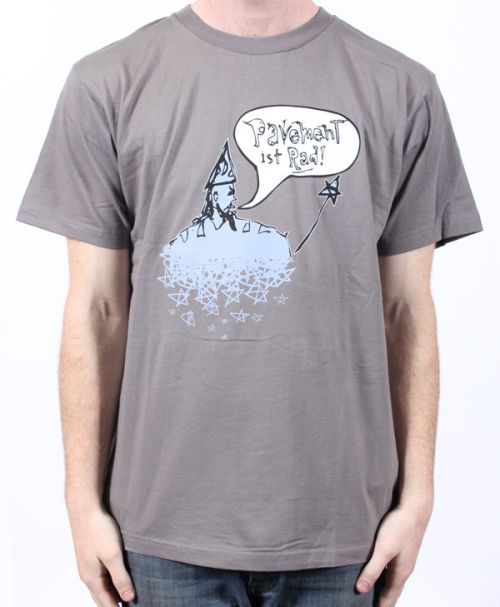 Wizard Charcoal Tshirt by Pavement