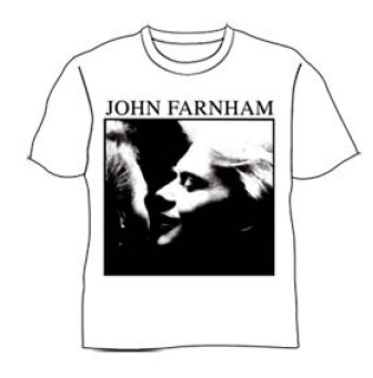 Whispering Jack 2014 Tour White Tshirt by John Farnham
