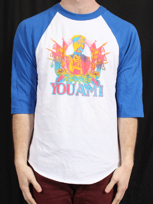 Lord Kitchener Royal Blue/White Baseball Top by You Am I