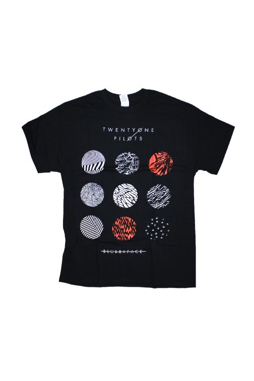 Blurry Face Black Tshirt by TwentyOne Pilots