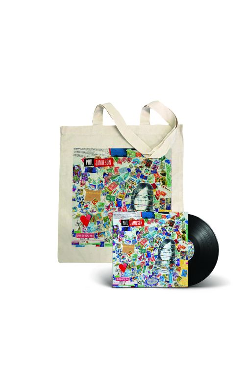 Kapow! /Rubberband 7" Vinyl and Tote by Phil Jamieson
