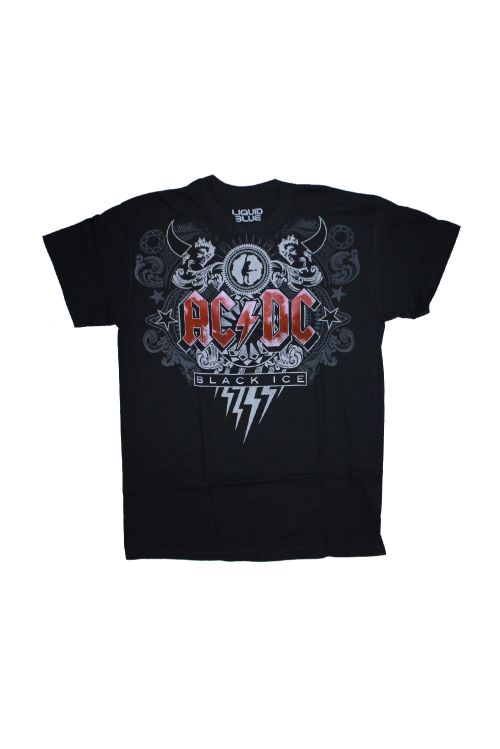 Black Ice Black Tshirt by AC DC