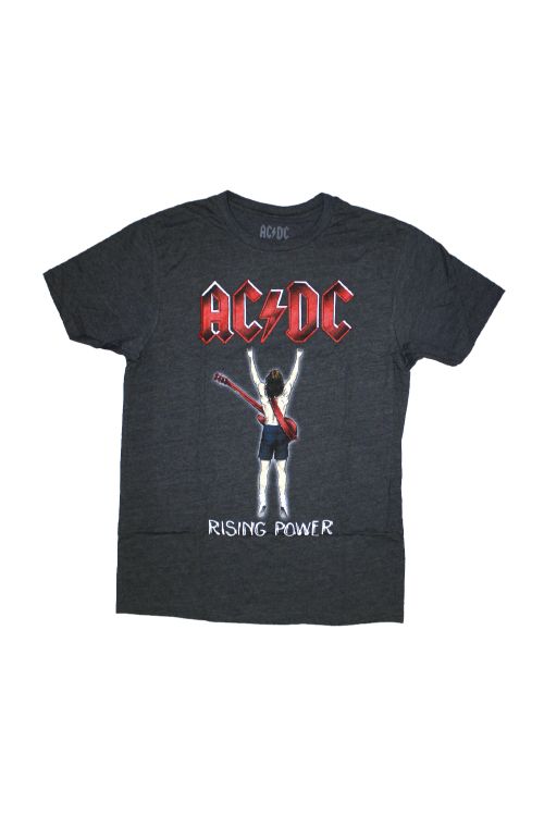 Rising Power Fingers Black Tshirt by AC DC