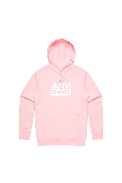 Duo Logo Mini Pink Hoodie by Amy Shark