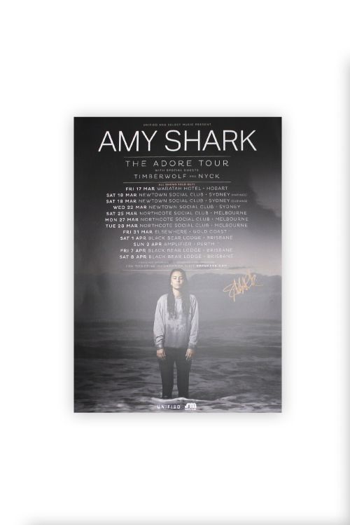 Adore Tour Poster (Signed Limited ) by Amy Shark