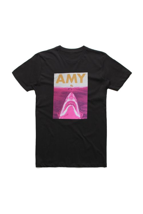 Jaws Black Tshirt by Amy Shark