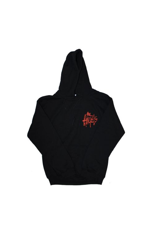 Classic Logo Red Angels Black Hoody by The Angels