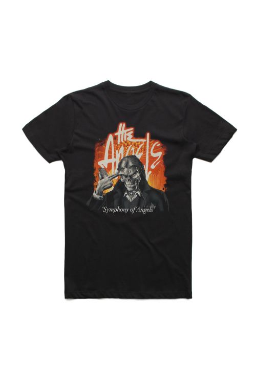Symphony 2019 (Melb/Sydney) Black Tshirt by The Angels