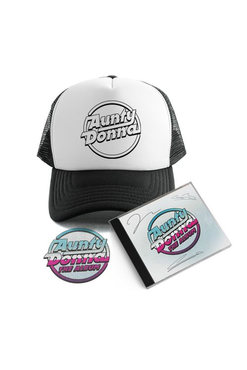 Exclusive Bundle + SIGNED CD + AUNTY DONNA TRUCKER CAP + PATCH + bonus digital download by Aunty Donna