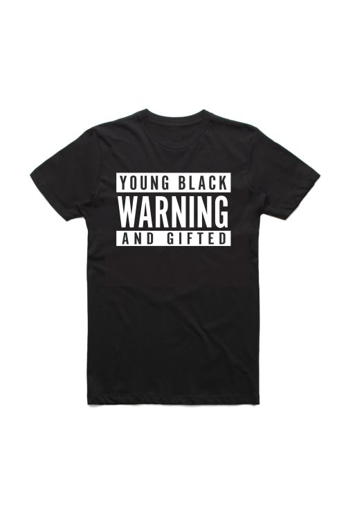 WARNING - BLACK TSHIRT by Baker Boy
