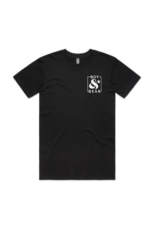Ampersand Black Tshirt by Boy and Bear