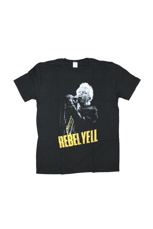 Rebel Yell Black Tshirt by Billy Idol