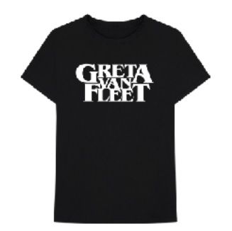 GVF Logo Black Tshirt by Greta Van Fleet