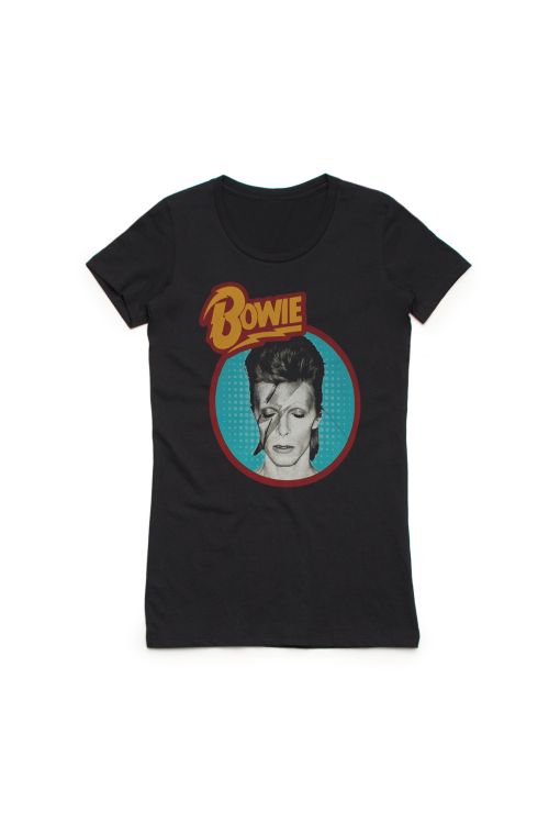 Aladdin Blue Girls Tee by David Bowie