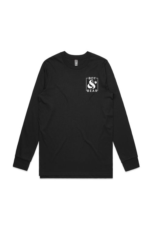 Ampersand Black Lonsgleeve Tshirt by Boy and Bear