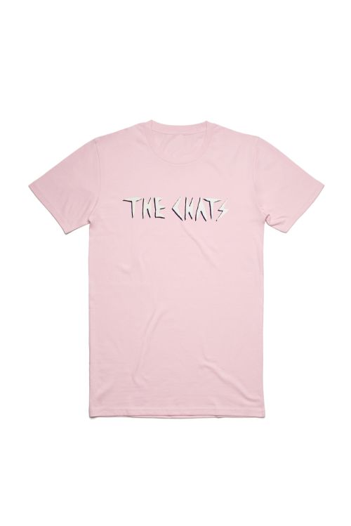 Chats Logo Pink Tshirt by The Chats