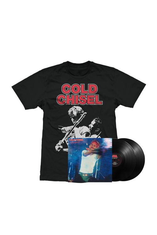Swingshift Vinyl 2018 Reissue (LP) + Black Tee by Cold Chisel