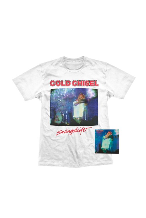 Swingshift Repackaged CD + White Tee by Cold Chisel